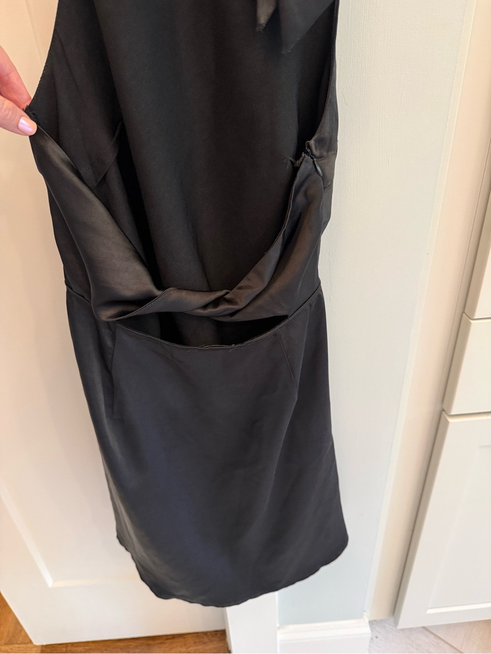 Hello Molly Black Halter Mini Dress - Picture 4 of 5